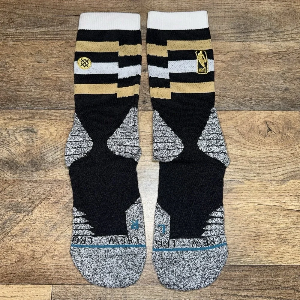 Stance Fusion 559 NBA Basketball Socks Crew Size Playoff Crew The Finals Edition